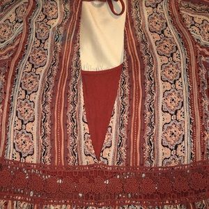 Bohemian Boho print dress